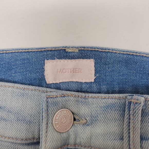 Mother The Insider Crop Step Fray High Rise Bootcut Jeans Sexico Mexico Size 28 - Picture 8 of 12